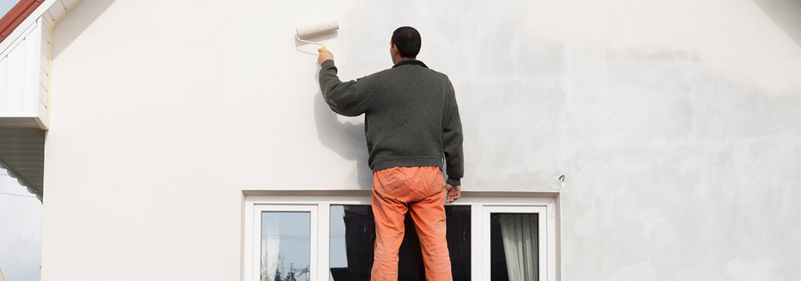 peinture pour une façade en extérieur